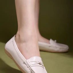 Shoetopia Women's Beige Casual Loafers-image-96
