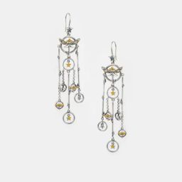 Shaya 925 Silver Winged Key Earrings-image-26