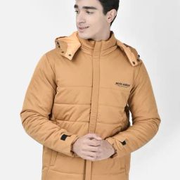 Crimsoune Club Mustard Regular Fit Quilted Hooded Jacket-picture-44