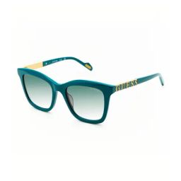 Guess GUS001835287PSG Green UV Protected Square Sunglasses for Women-image-57