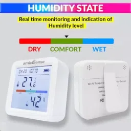 amiciSense WiFi Temperature Humidity Sensor image 2