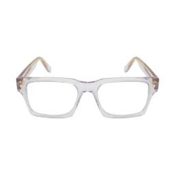 Ted Smith White Rectangular Unisex Eyewear Frames image 2
