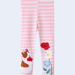 TrendyKid Girls Printed Ankle Length Leggings-4