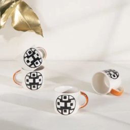Freedom Tree Sikaar Handpainted Ceramic Tea Cup - Set Of 4 image 2