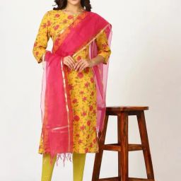 W Pink Solid Duppatta-picture-22