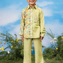 VASTRAMAY Printed Shirt with Trousers-image-51
