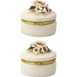 TAYHAA Beige Set of 2 Regular Multi-Utility Organisers image 3