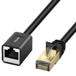 FEDUS Cat8 Ethernet Extension Cable RJ45 Shielded Male to Female 40 Gbps 3 m-16
