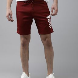 U.S. Polo Assn. Men Brand Logo Printed Slim Fit Shorts-image-30