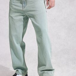 WROGN Men Pure Cotton Loose Fit Light Fade Jeans-picture-18