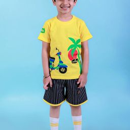 CHANDRIKA Boys Yellow Clothing Set-image-69