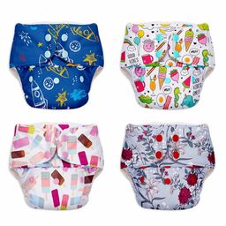 SuperBottoms BASIC EASY - Pack of 4 Assorted Freesize Washable & reusable waterproof adjustable cloth diaper for babies - Outer Shell only image 1