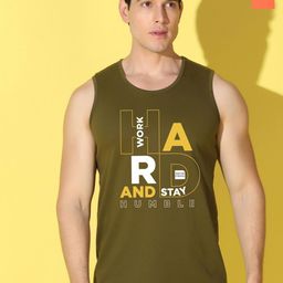 WOOSTRO Pack Of 2 Printed Ultra-Soft Gym Vests VWS26(HARD OLIVE)(HARD ORANGE)-image-86