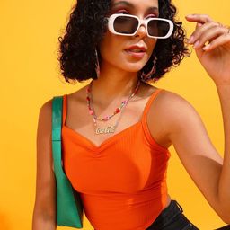 Popwings Women Sweetheart Neck Crop Top-image-86