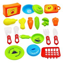 FunBlast Food & Kitchen Set Toys for Kids 16 Pieces - Multicolor-20