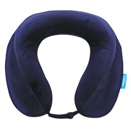 Anomeo  Ergonomic Memory Foam Travel Pillow - Comfortable Memory Foam Pillow with Soft Cover, Excellent Head, Spine and Neck Support -Navy Pillow-23