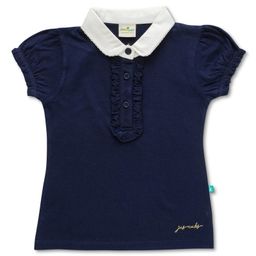 JusCubs Cotton Half Puff Sleeves Solid Top - Navy Blue-image-98
