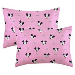 Filymore Cartoon Printed Pillow Covers | Made with Pure Microfiber Soft & Skin Friendly Pillow Cases | Size (17 x 27 inch, Pink) Set of 2-image-88