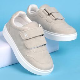 Pine Kids Velcro Closure Casual Shoes - Grey-image-96