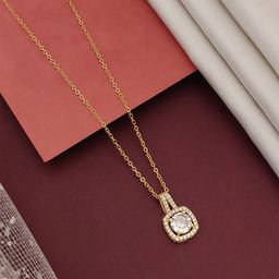 ABDESIGNS Gold-Plated Square Pendants with Chains-picture-38