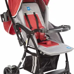 Premium Baby Stroller Pram for 0-3 Years| Safety Lock and 3-Seat Positions Pram-86