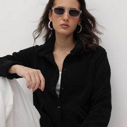 The Roadster Lifestyle Co. Women Self Design Therma-Fit Sherpa-image-92