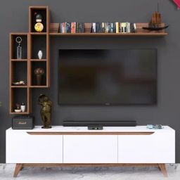SPYDER CRAFT Engineered Wood TV Entertainment Unit (White)-33