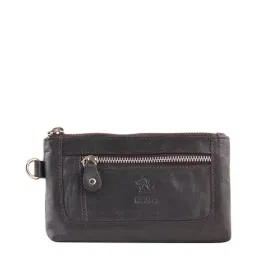 Kara Brown Solid Pouch for Women-image-40