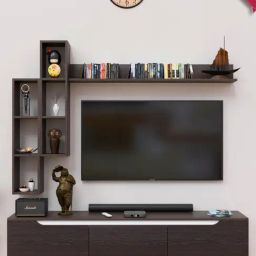 SPYDER CRAFT Engineered Wood TV Entertainment Unit (Brown)-22