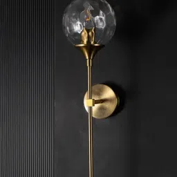 Whispering Homes Round Ball Head Golden Wall Lamp-image-25