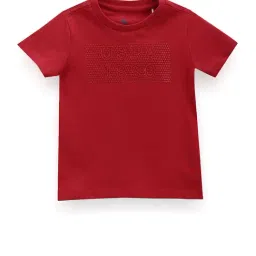 U.S. Polo Assn. Kids Red Printed T-Shirt-picture-31