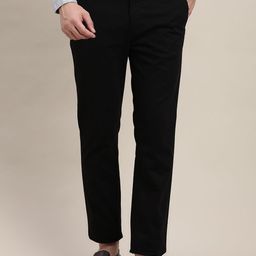 Turtle Men Relaxed Tapered Fit Chinos Trousers-picture-30
