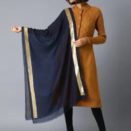 Wishful by W Navy Embellished Shawl-picture-15