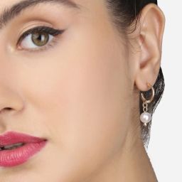Zaveri Pearls Set of 25 Gold Tone Contemporary Stud & Drop Earrings-ZPFK15134 image 2