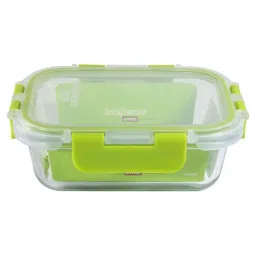 Corelle Pyrex Eco Clean Green Glass Snap Container (0.38 L) image 2