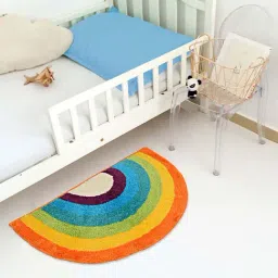 Saral Home Unicorn Multicolor Microfibre Multipurpose Kids Mat - Set of 1-image-88