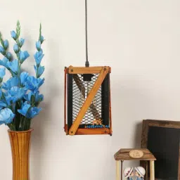 DecorativeRay Black & Brown Iron Ceiling Light - Set of 1-13