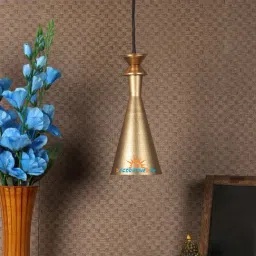 DecorativeRay Gold & Black Aluminium Hanging Light - Set of 1-image-68