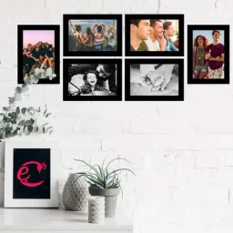 eCraftIndia Memory Wall Collage Photo Frame - Set of 6 Photo Frames for 6 Photos of 5'x7'-21