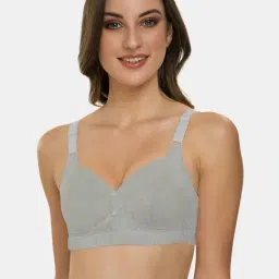 Tweens Grey Non Wired Padded Minimizer Bra-image-6
