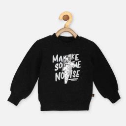 Vitamins Girls Black Printed Full Sleeves Sweatshirt-image-49