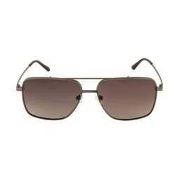 Opium Brown Rectangular Polarized Sunglasses for Men-3
