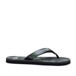 Woodland Men's Olive Green Flip Flops-image-90