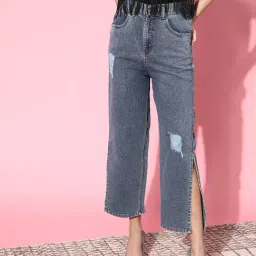 Melon by PlusS Blue Distressed Jeans-image-99