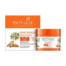 Biotique Sun Shield Sandalwood SPF 50 Sunscreen Face Cream - 50 gm-37