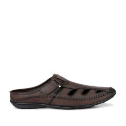 El Paso Men's Brown Fisherman Sandals-image-95