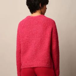 Only Fuchsia Self Design Pullover image 3