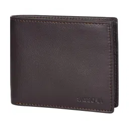SASSORA Pablo Brown Medium Leather Bi-Fold Wallet for Men image 2