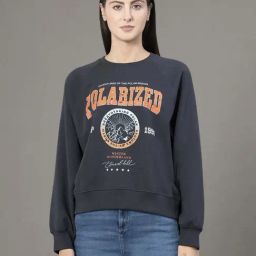 Red Tape Charcoal Grey Loose Fit Printed Sweatshirt-picture-15