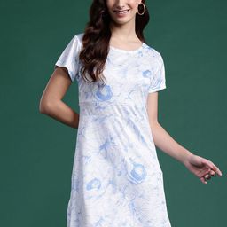DressBerry Floral Print A-Line Dress-image-47